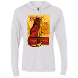 T-Shirts Heather White / X-Small LE CHAT ROUGE Triblend Long Sleeve Hoodie Tee