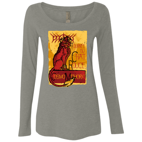 LE CHAT ROUGE Women's Triblend Long Sleeve Shirt