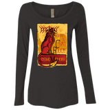T-Shirts Vintage Black / Small LE CHAT ROUGE Women's Triblend Long Sleeve Shirt