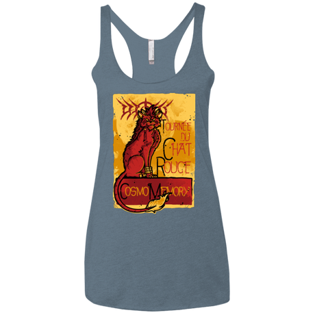 T-Shirts Indigo / X-Small LE CHAT ROUGE Women's Triblend Racerback Tank
