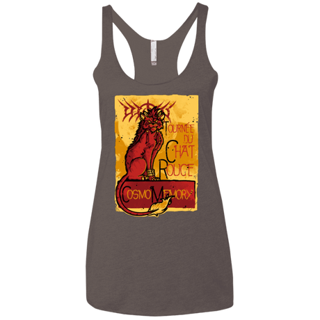 T-Shirts Macchiato / X-Small LE CHAT ROUGE Women's Triblend Racerback Tank