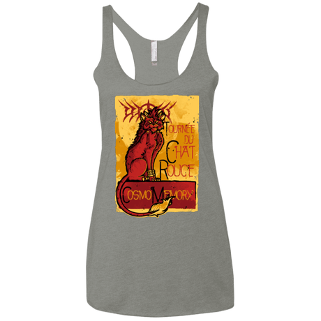 T-Shirts Venetian Grey / X-Small LE CHAT ROUGE Women's Triblend Racerback Tank