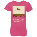 T-Shirts Hot Pink / YXS Le Petit Believer Girls Premium T-Shirt