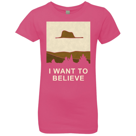 T-Shirts Hot Pink / YXS Le petit believer Girls Premium T-Shirt