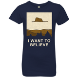 T-Shirts Midnight Navy / YXS Le Petit Believer Girls Premium T-Shirt