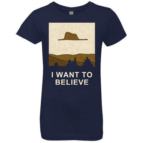 T-Shirts Midnight Navy / YXS Le Petit Believer Girls Premium T-Shirt