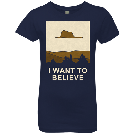 T-Shirts Midnight Navy / YXS Le petit believer Girls Premium T-Shirt