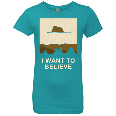 T-Shirts Tahiti Blue / YXS Le petit believer Girls Premium T-Shirt