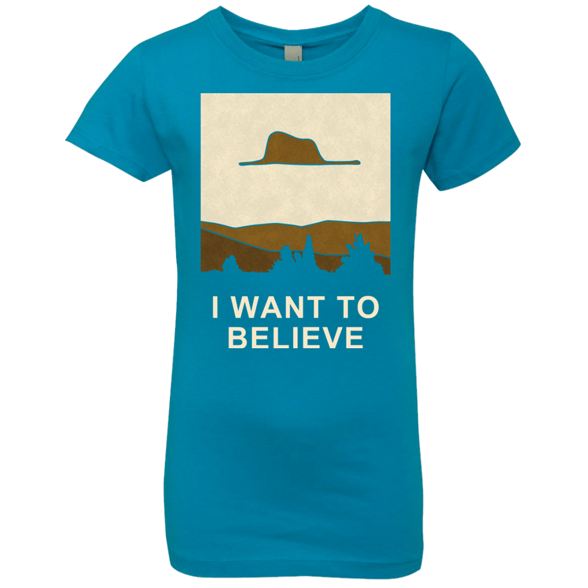 T-Shirts Turquoise / YXS Le Petit Believer Girls Premium T-Shirt