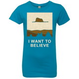 T-Shirts Turquoise / YXS Le Petit Believer Girls Premium T-Shirt