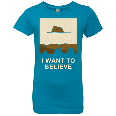 T-Shirts Turquoise / YXS Le petit believer Girls Premium T-Shirt