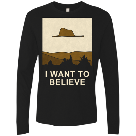T-Shirts Black / Small Le Petit Believer Men's Premium Long Sleeve