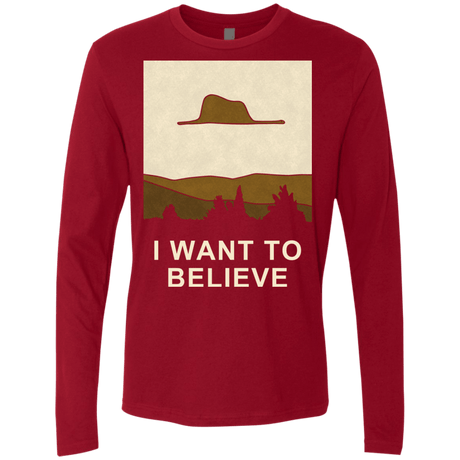 T-Shirts Cardinal / Small Le petit believer Men's Premium Long Sleeve