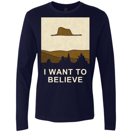 T-Shirts Midnight Navy / Small Le Petit Believer Men's Premium Long Sleeve