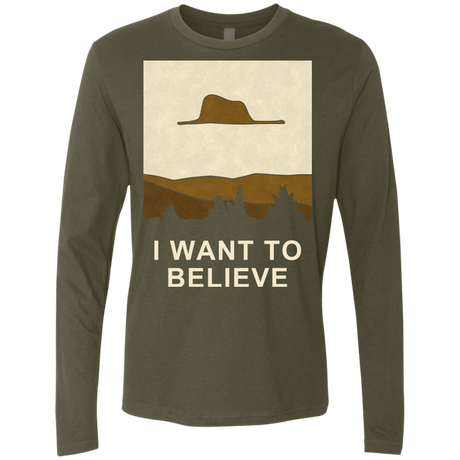 T-Shirts Military Green / Small Le petit believer Men's Premium Long Sleeve