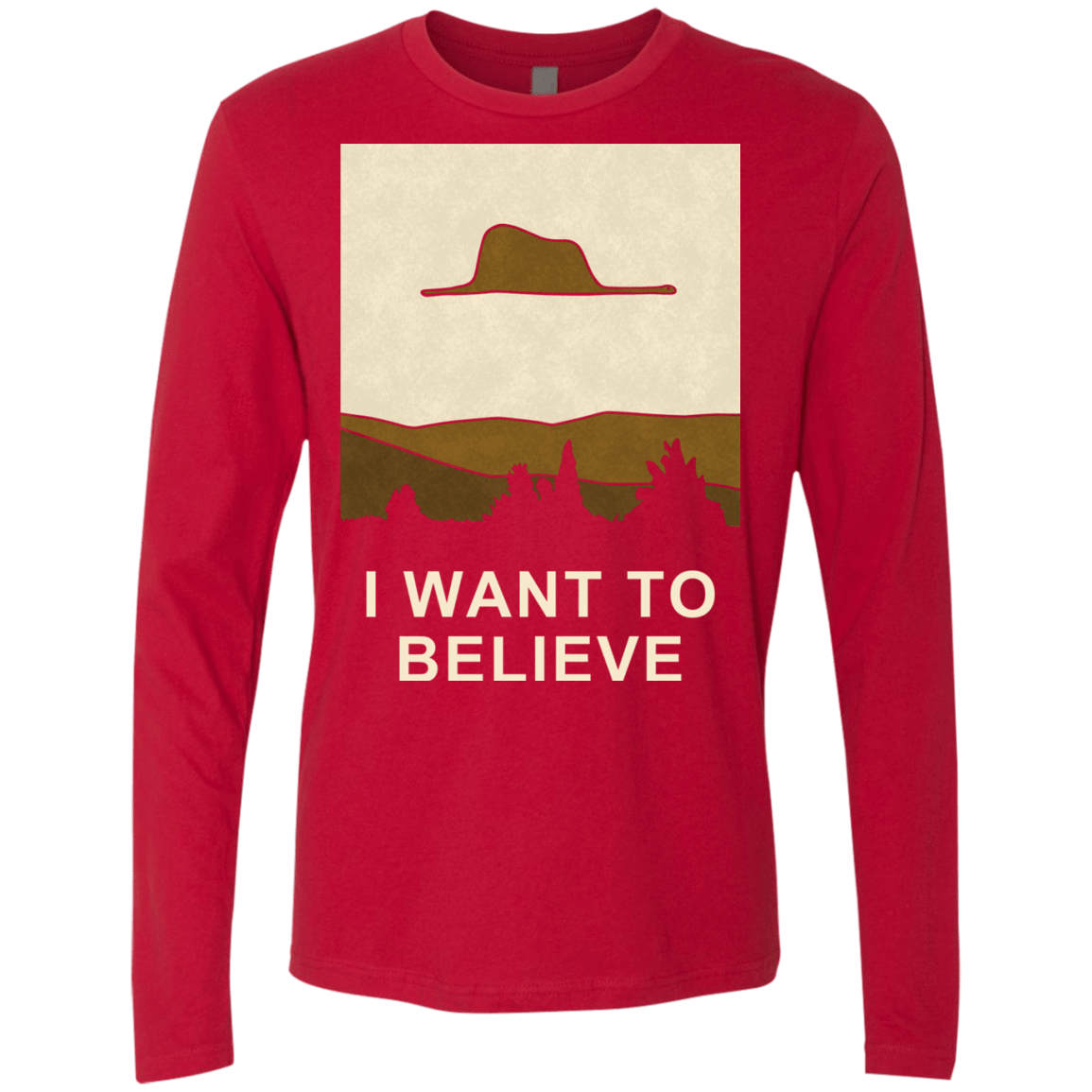 T-Shirts Red / Small Le petit believer Men's Premium Long Sleeve