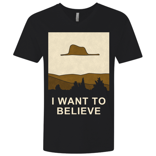 T-Shirts Black / X-Small Le petit believer Men's Premium V-Neck