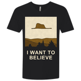 T-Shirts Black / X-Small Le Petit Believer Men's Premium V-Neck