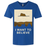 T-Shirts Royal / X-Small Le petit believer Men's Premium V-Neck