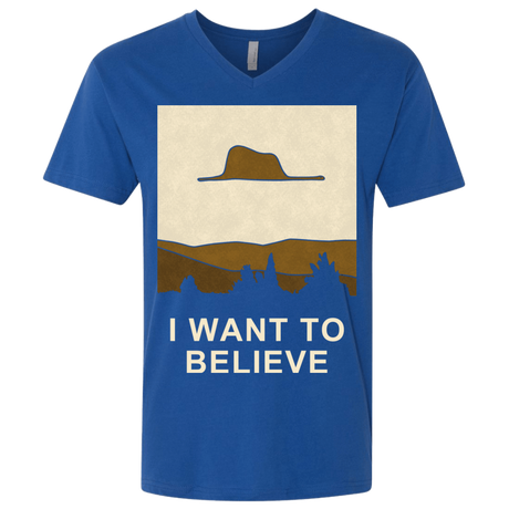 T-Shirts Royal / X-Small Le petit believer Men's Premium V-Neck