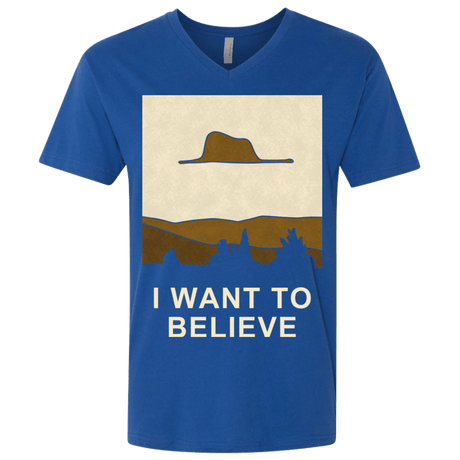 T-Shirts Royal / X-Small Le Petit Believer Men's Premium V-Neck