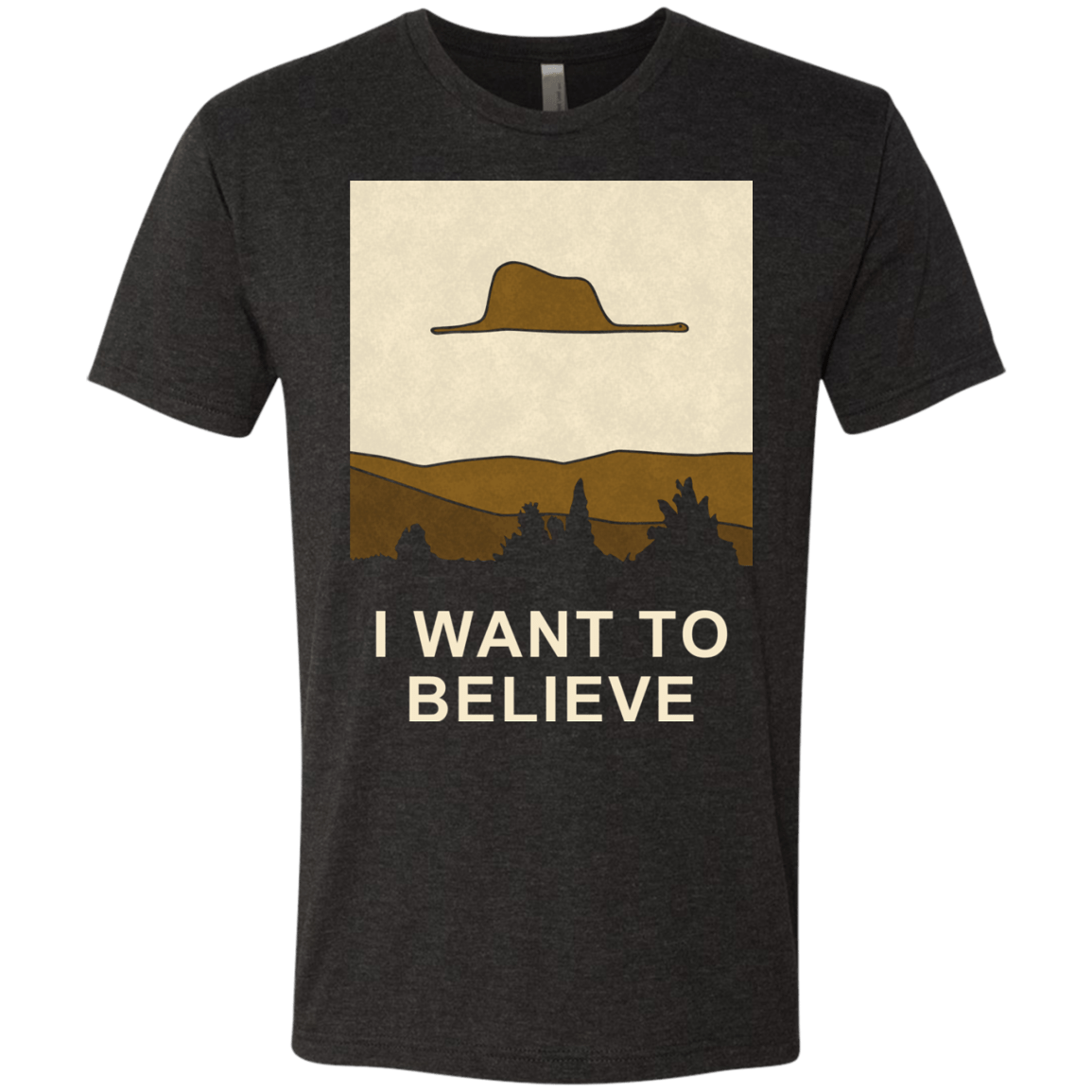 T-Shirts Vintage Black / Small Le Petit Believer Men's Triblend T-Shirt