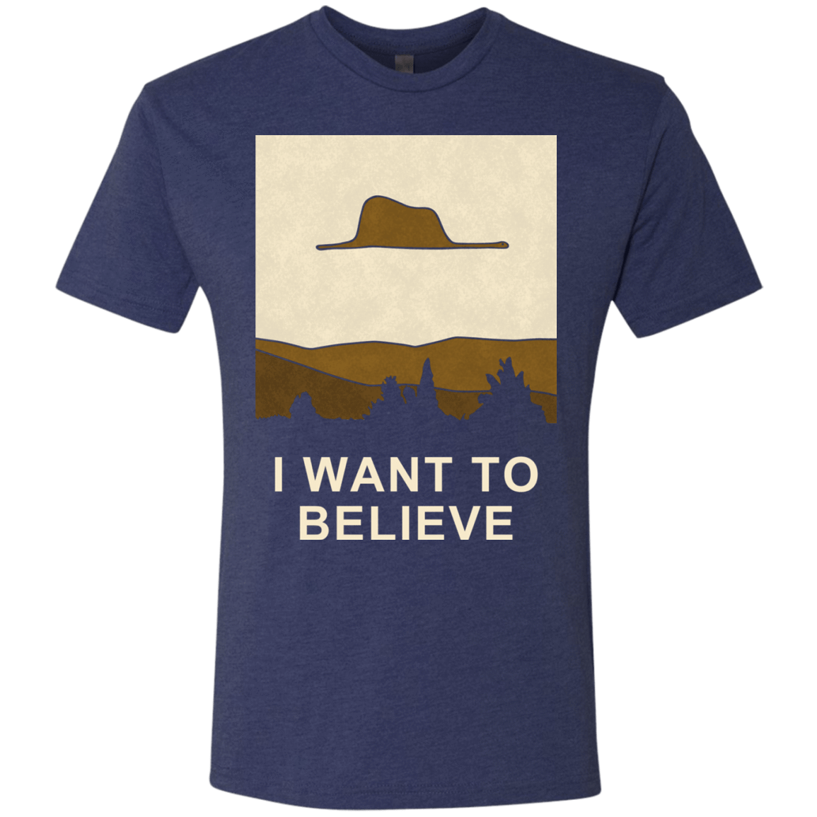 T-Shirts Vintage Navy / Small Le petit believer Men's Triblend T-Shirt