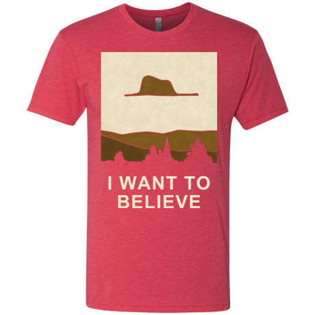 T-Shirts Vintage Red / Small Le Petit Believer Men's Triblend T-Shirt