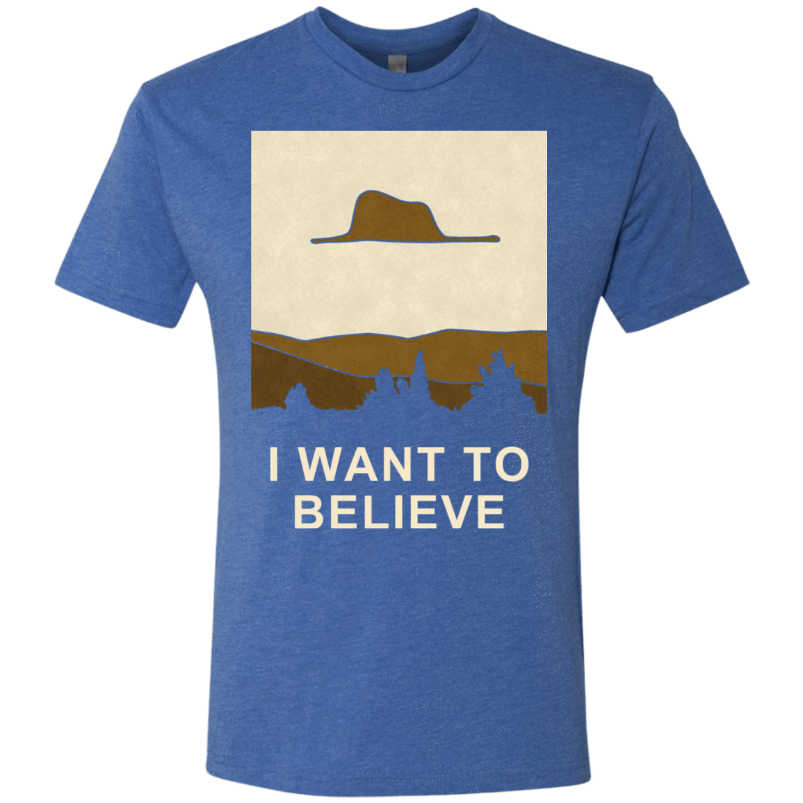 T-Shirts Vintage Royal / Small Le petit believer Men's Triblend T-Shirt