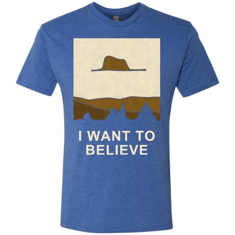 T-Shirts Vintage Royal / Small Le petit believer Men's Triblend T-Shirt