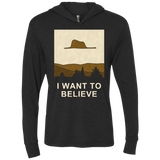 T-Shirts Vintage Black / X-Small Le Petit Believer Triblend Long Sleeve Hoodie Tee