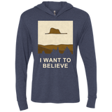 T-Shirts Vintage Navy / X-Small Le petit believer Triblend Long Sleeve Hoodie Tee