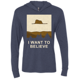 T-Shirts Vintage Navy / X-Small Le Petit Believer Triblend Long Sleeve Hoodie Tee
