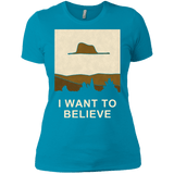 T-Shirts Turquoise / X-Small Le Petit Believer Women's Premium T-Shirt