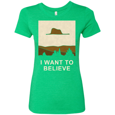 T-Shirts Envy / Small Le petit believer Women's Triblend T-Shirt