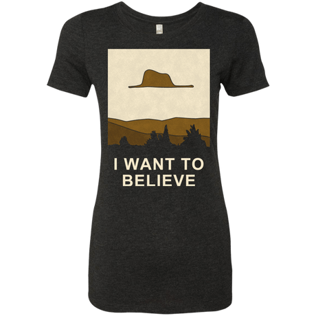 T-Shirts Vintage Black / Small Le Petit Believer Women's Triblend T-Shirt