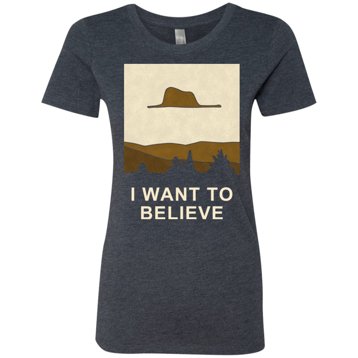 T-Shirts Vintage Navy / Small Le petit believer Women's Triblend T-Shirt