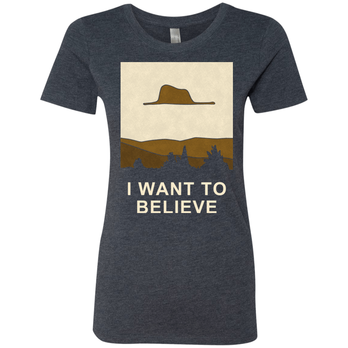T-Shirts Vintage Navy / Small Le Petit Believer Women's Triblend T-Shirt