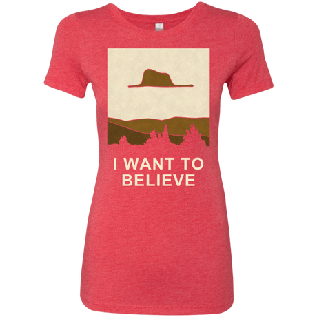 T-Shirts Vintage Red / Small Le petit believer Women's Triblend T-Shirt