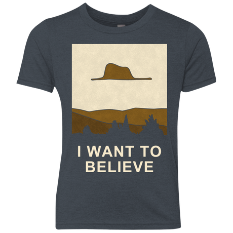 T-Shirts Vintage Navy / YXS Le Petit Believer Youth Triblend T-Shirt