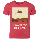 T-Shirts Vintage Red / YXS Le petit believer Youth Triblend T-Shirt