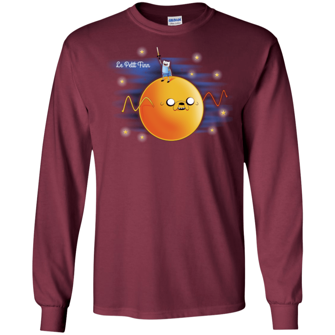 T-Shirts Maroon / S Le Petit Finn Men's Long Sleeve T-Shirt