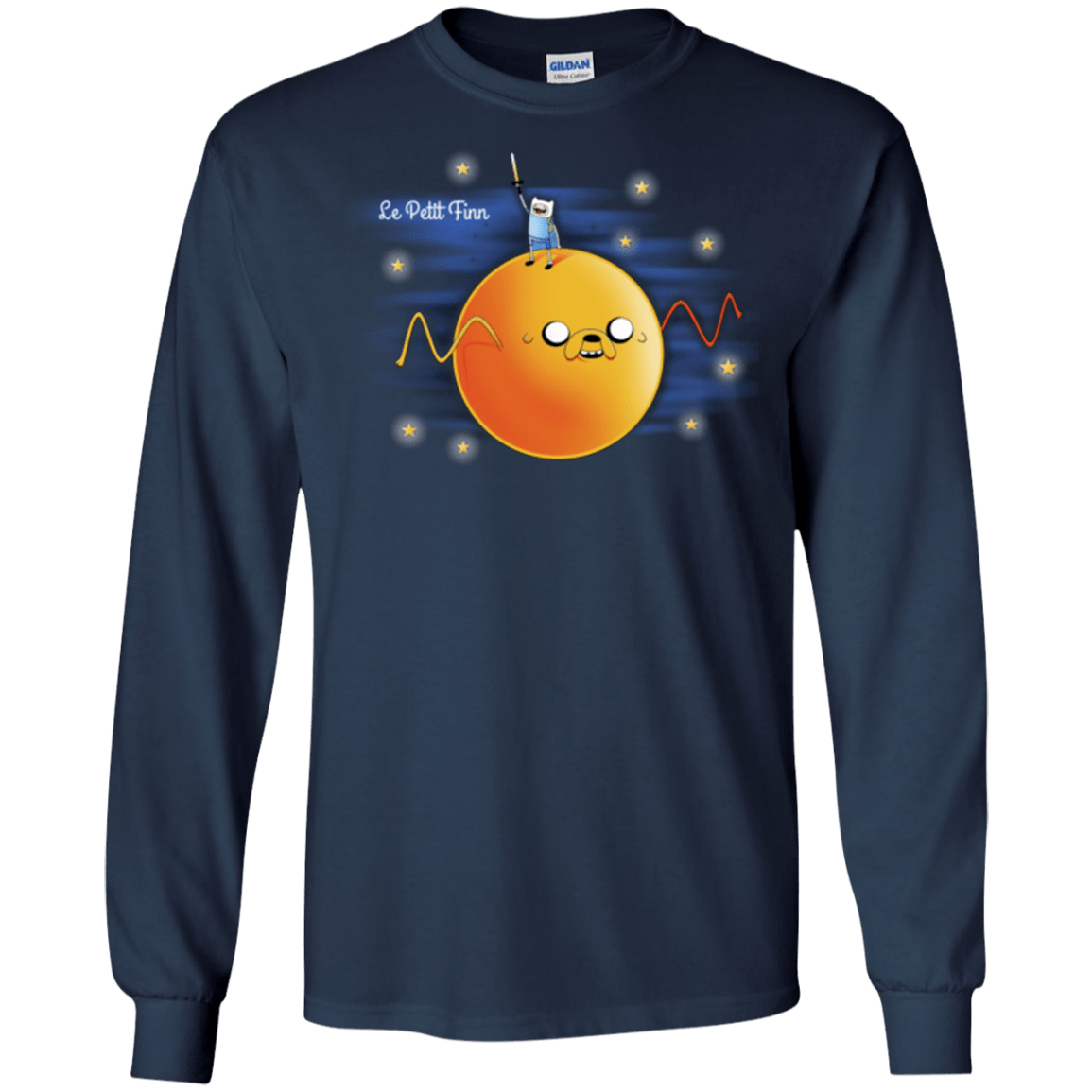 T-Shirts Navy / S Le Petit Finn Men's Long Sleeve T-Shirt