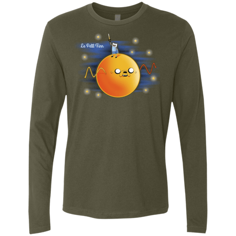 T-Shirts Military Green / S Le Petit Finn Men's Premium Long Sleeve