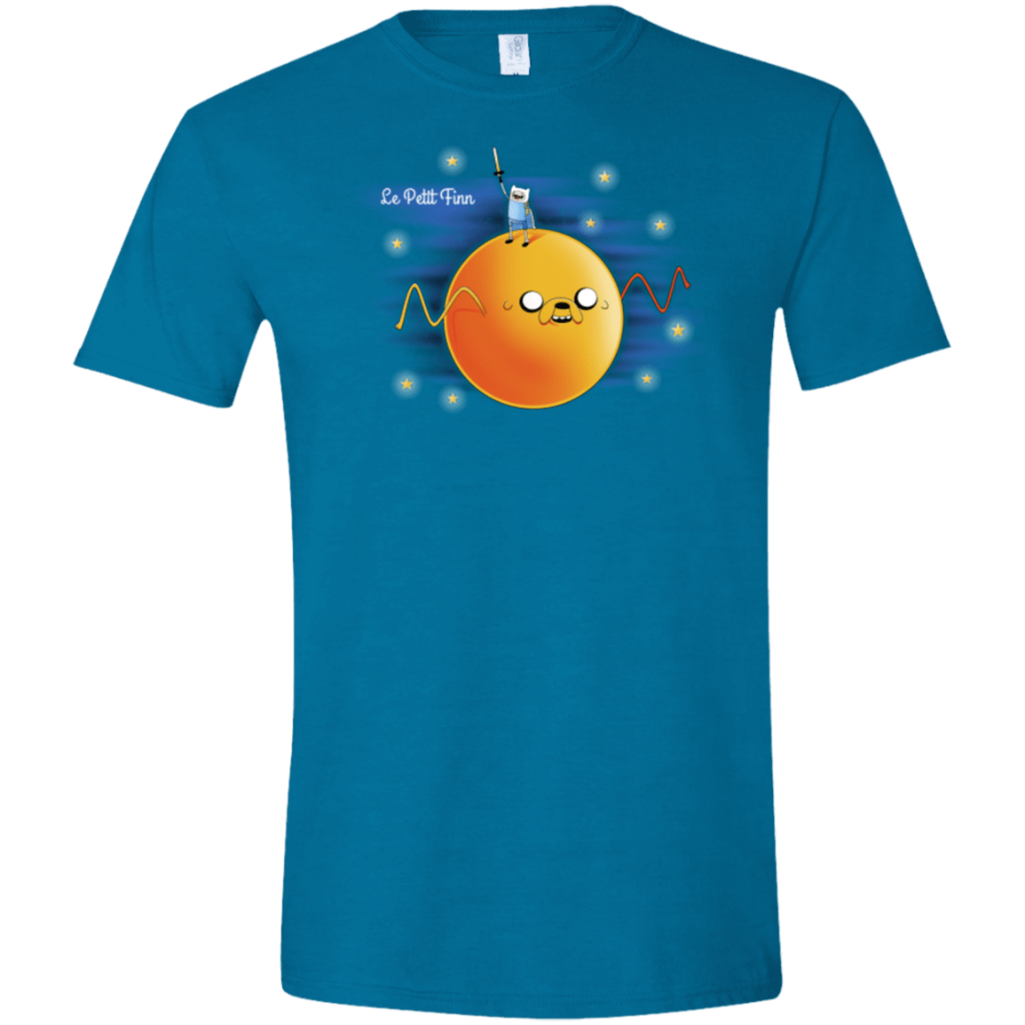 T-Shirts Antique Sapphire / S Le Petit Finn Men's Semi-Fitted Softstyle