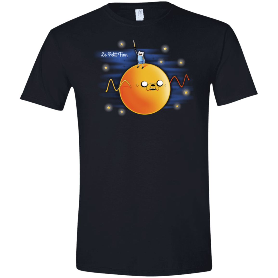 T-Shirts Black / X-Small Le Petit Finn Men's Semi-Fitted Softstyle