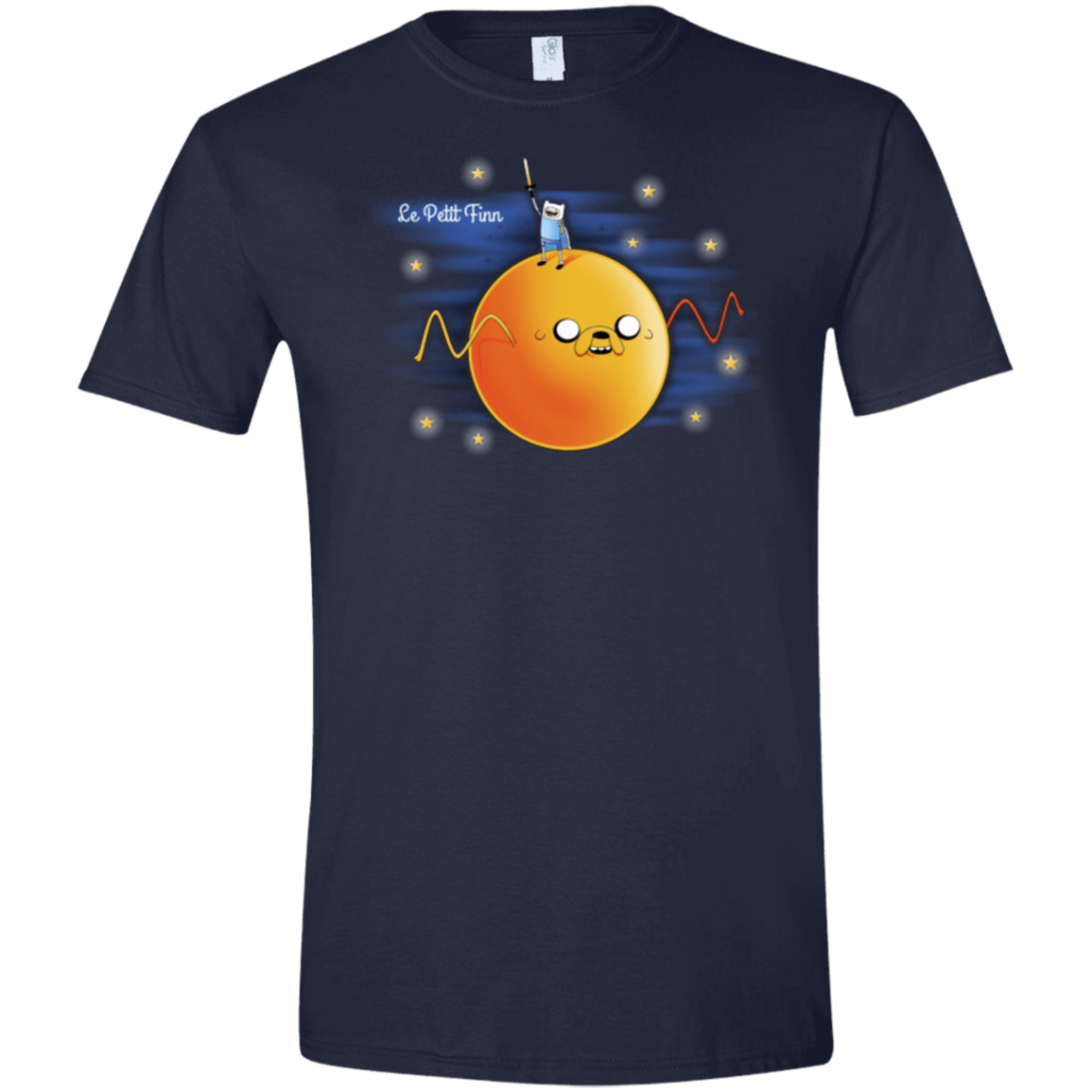 T-Shirts Navy / X-Small Le Petit Finn Men's Semi-Fitted Softstyle