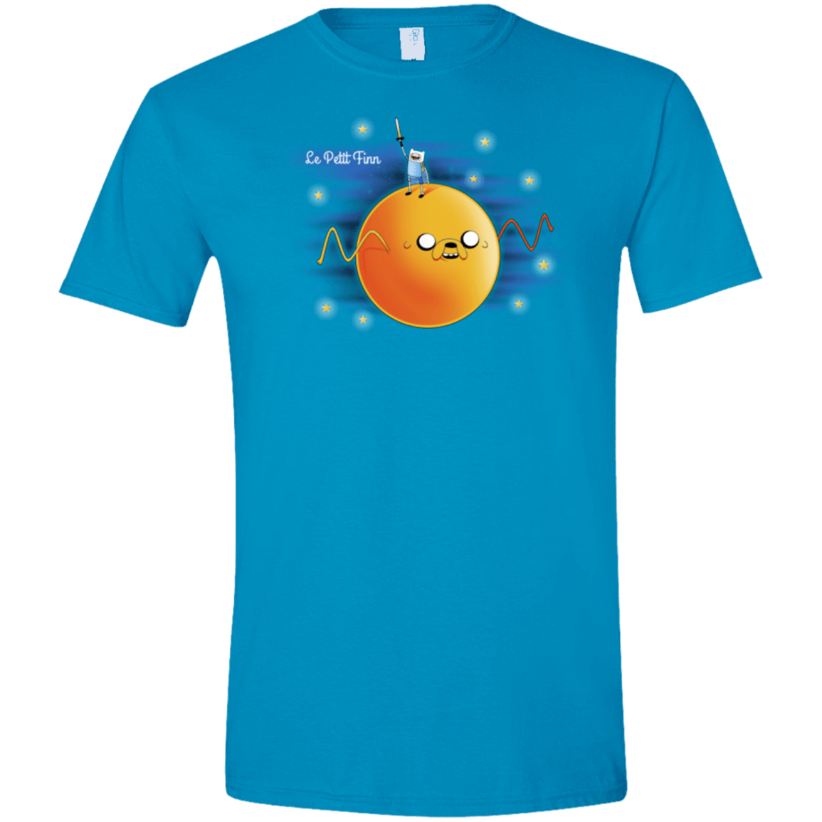 T-Shirts Sapphire / S Le Petit Finn Men's Semi-Fitted Softstyle