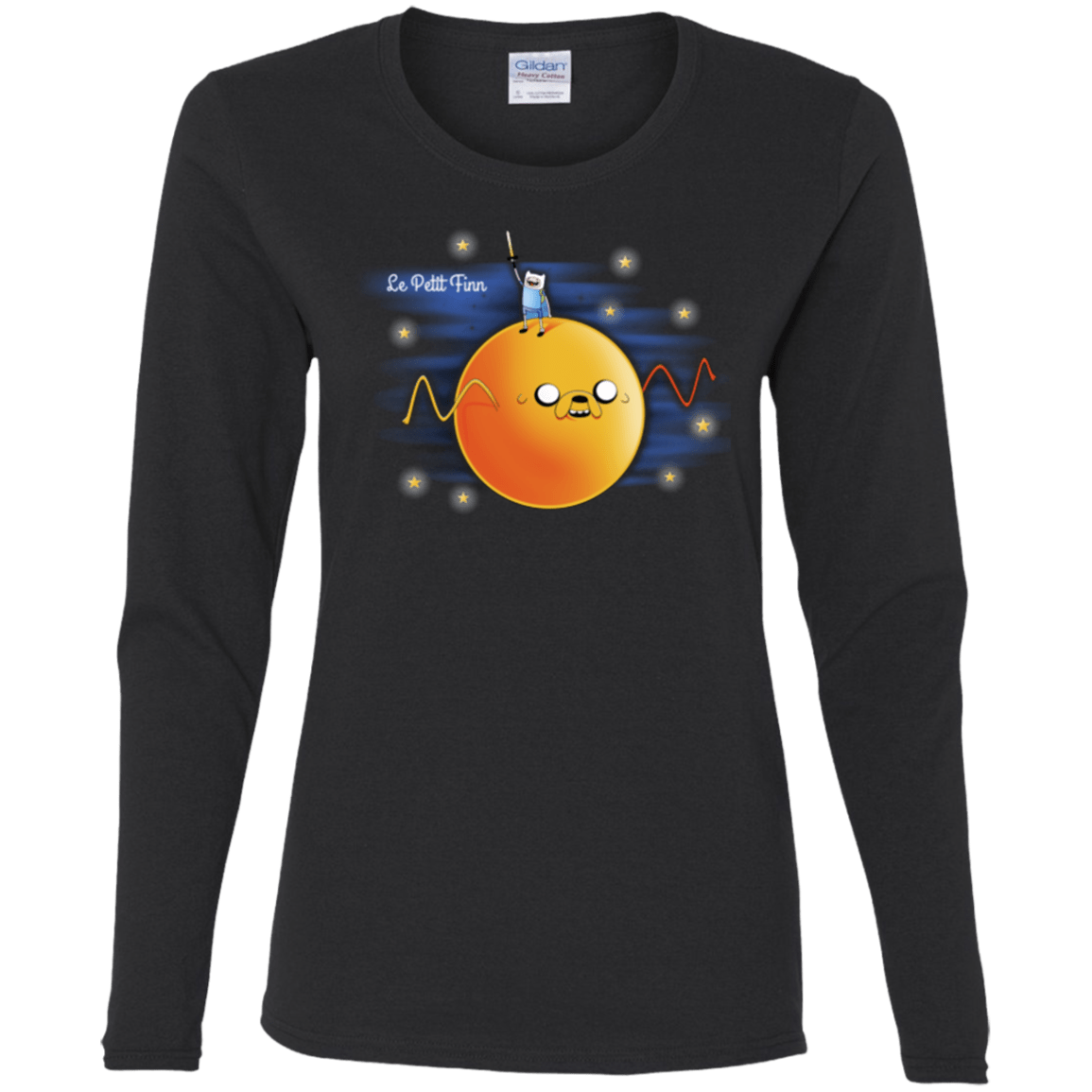 T-Shirts Black / S Le Petit Finn Women's Long Sleeve T-Shirt