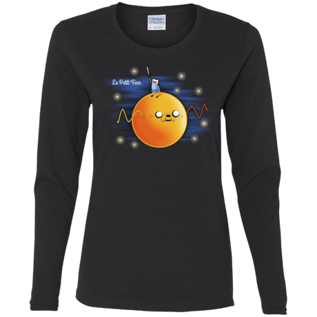 T-Shirts Black / S Le Petit Finn Women's Long Sleeve T-Shirt